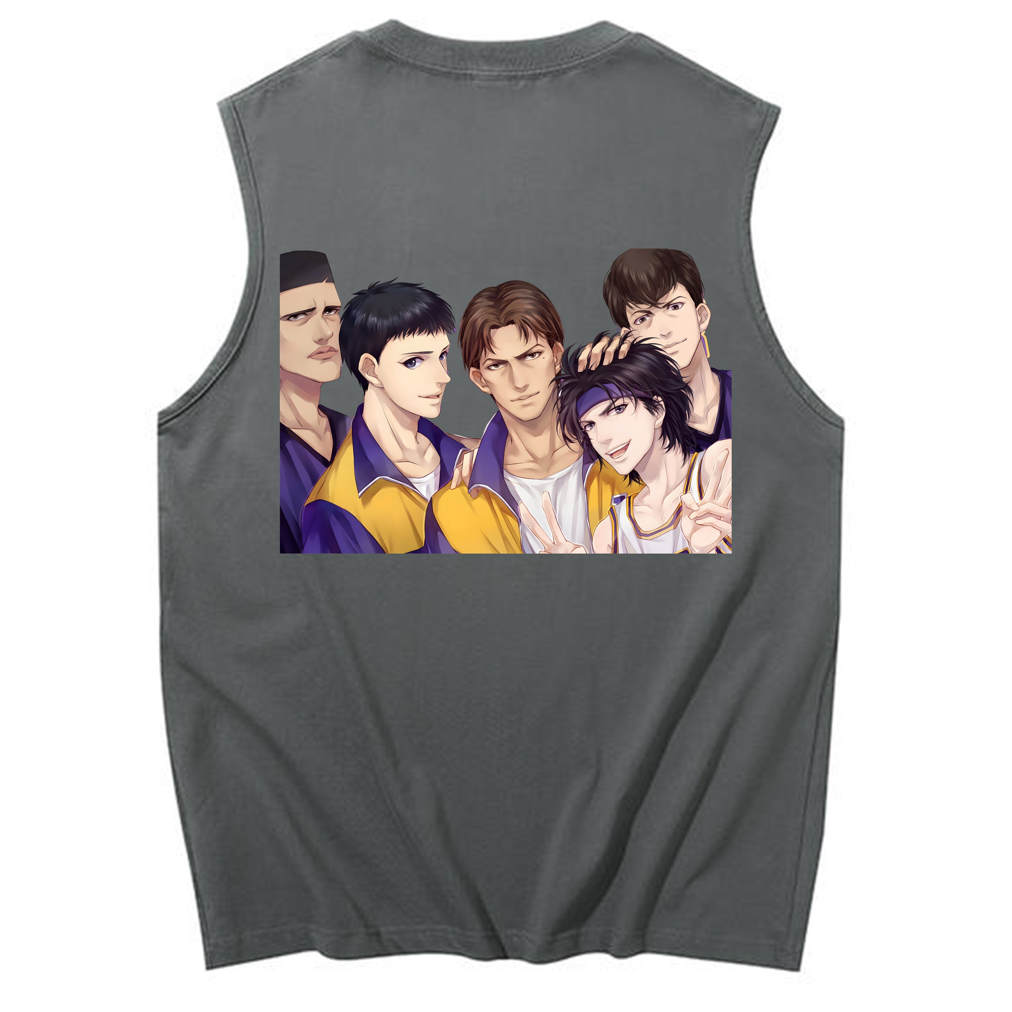 （画像用） SLAM DUNK／スラムダンク コットン100％タンクトップ（背面プリント）